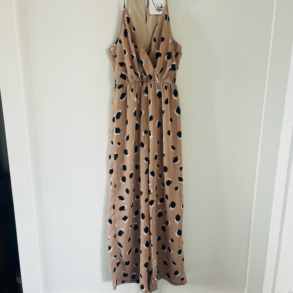 NWT Ento Small Lauren Leopard Jumpsuit
